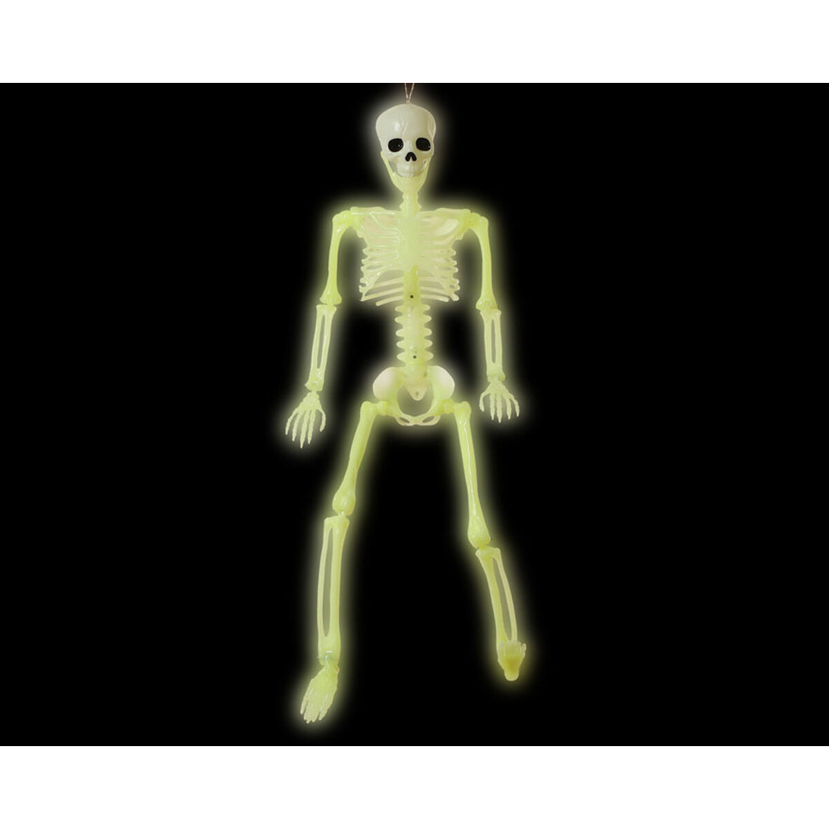 Decoración para Halloween Esqueleto 82 cm Blanco