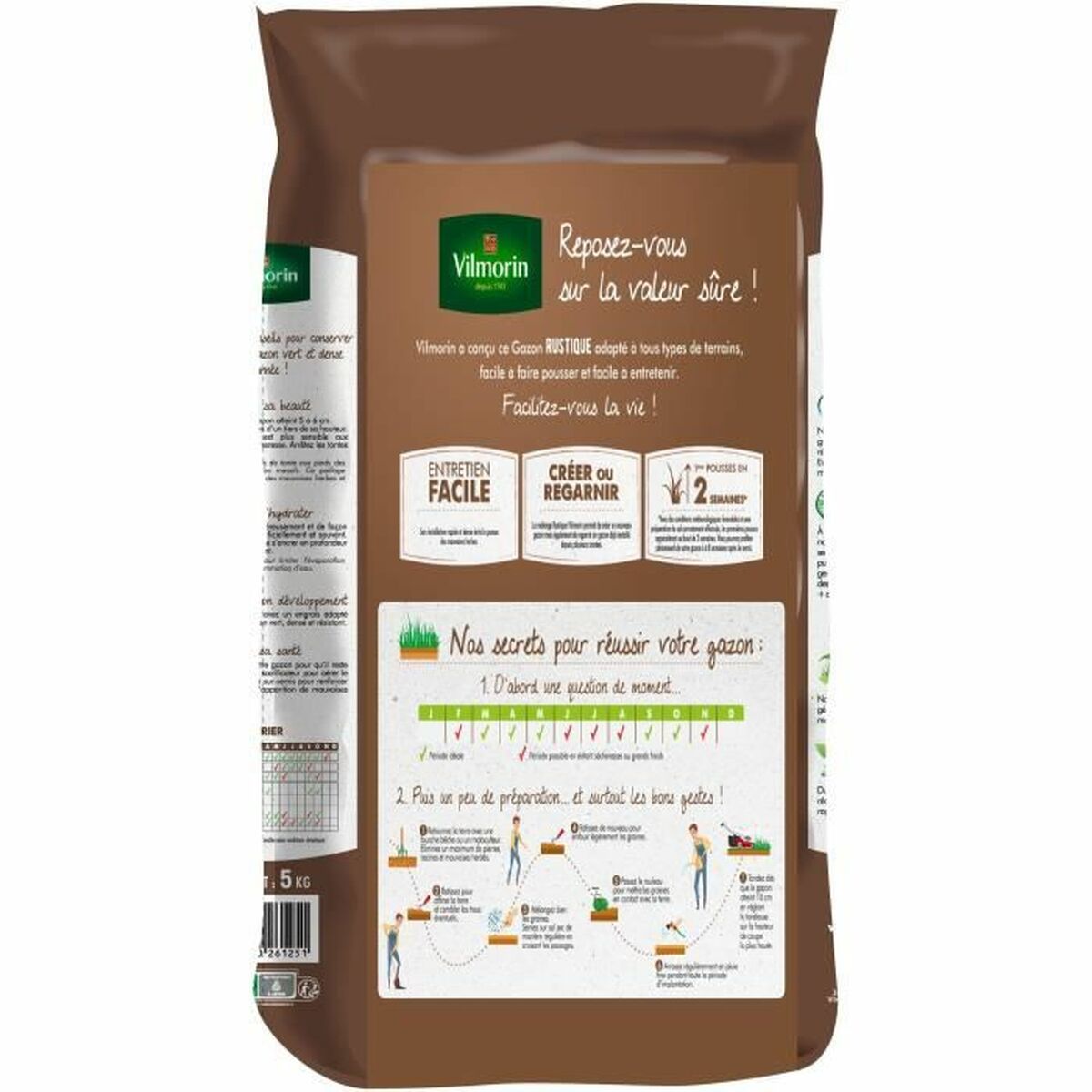 Semillas Vilmorin Rústico 5 kg