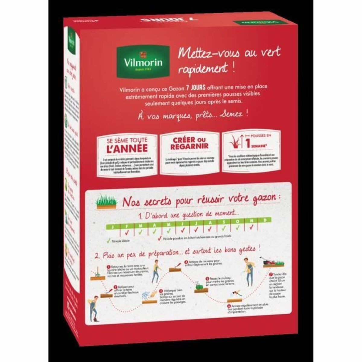 Semillas Vilmorin 7 días 1 kg