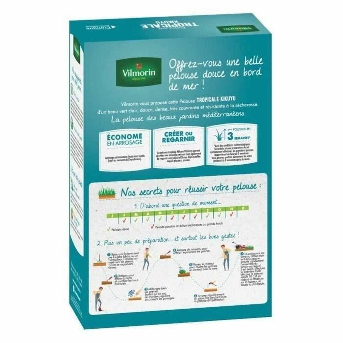 Semillas Vilmorin Kikuyu 500 g