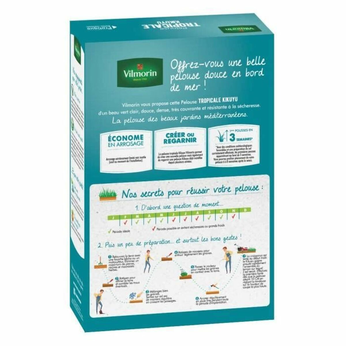 Semillas Vilmorin Kikuyu 500 g