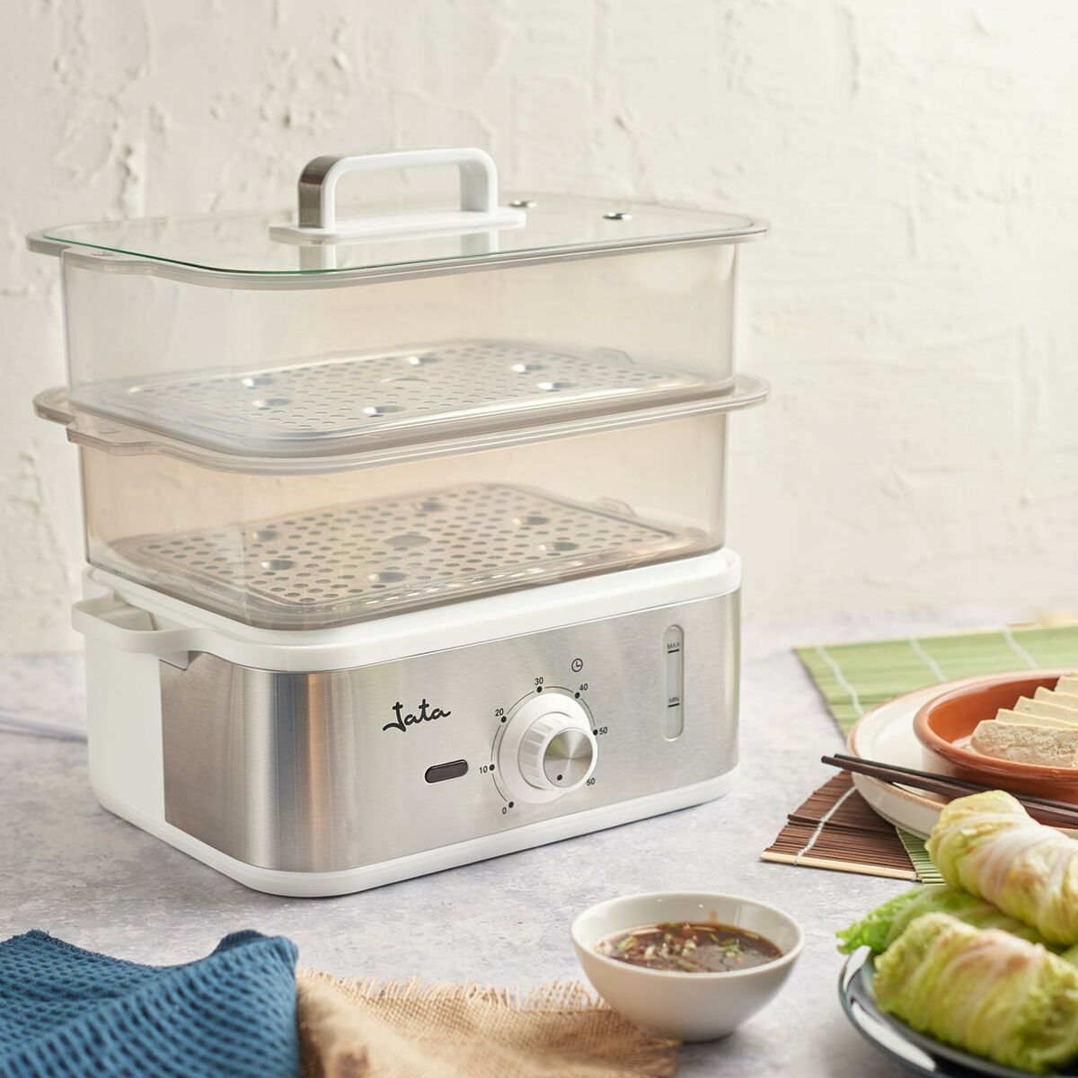 Vaporera JATA CV623 Plástico 800 W