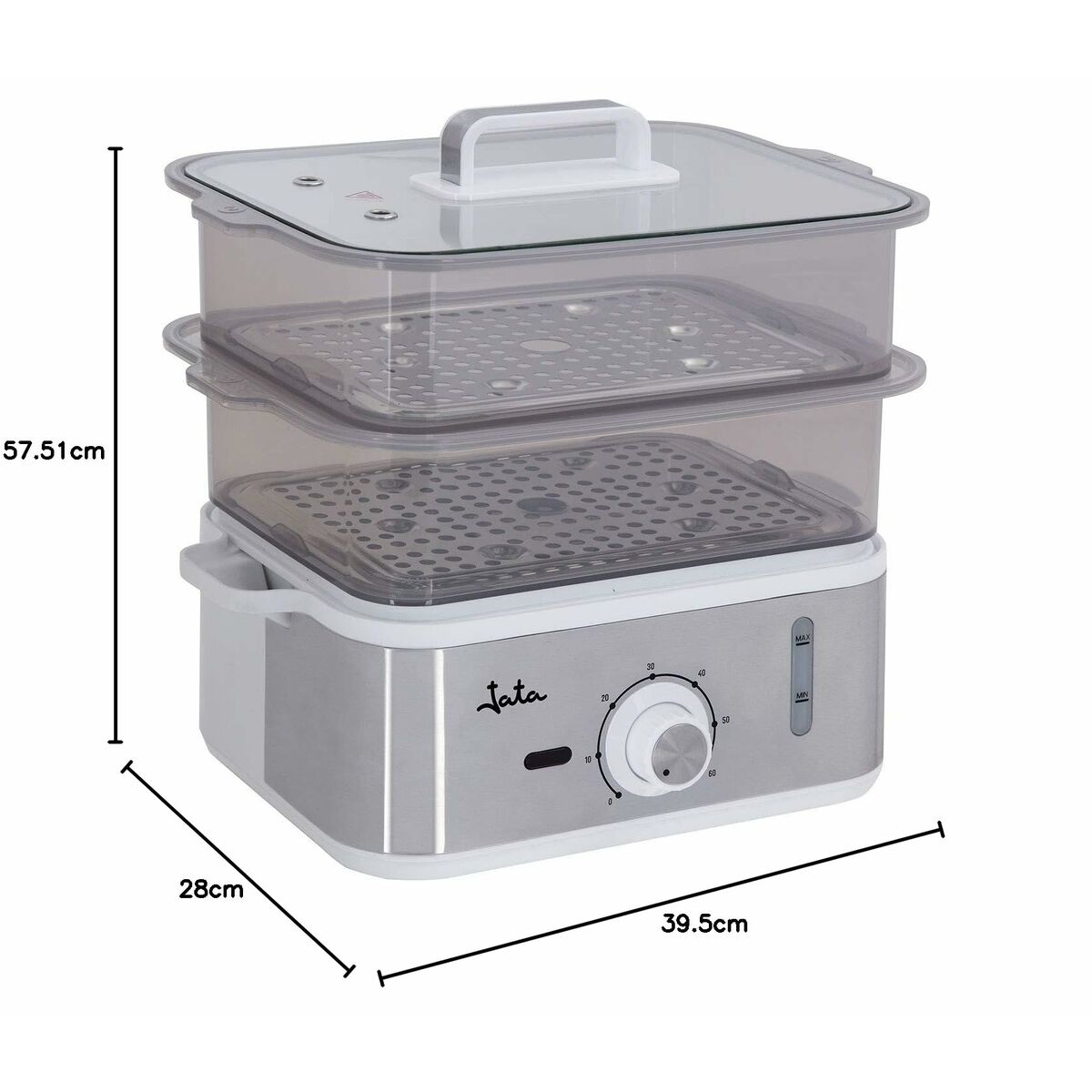 Vaporera JATA CV623 Plástico 800 W