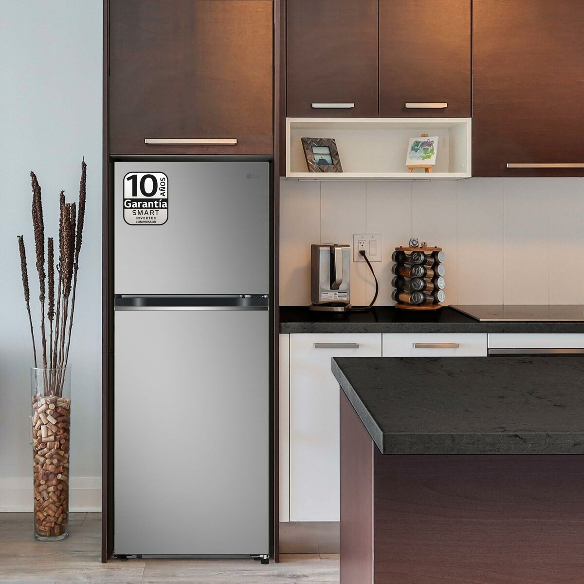 Frigorífico combinado LG GTBV22PYGKD 145 Acero