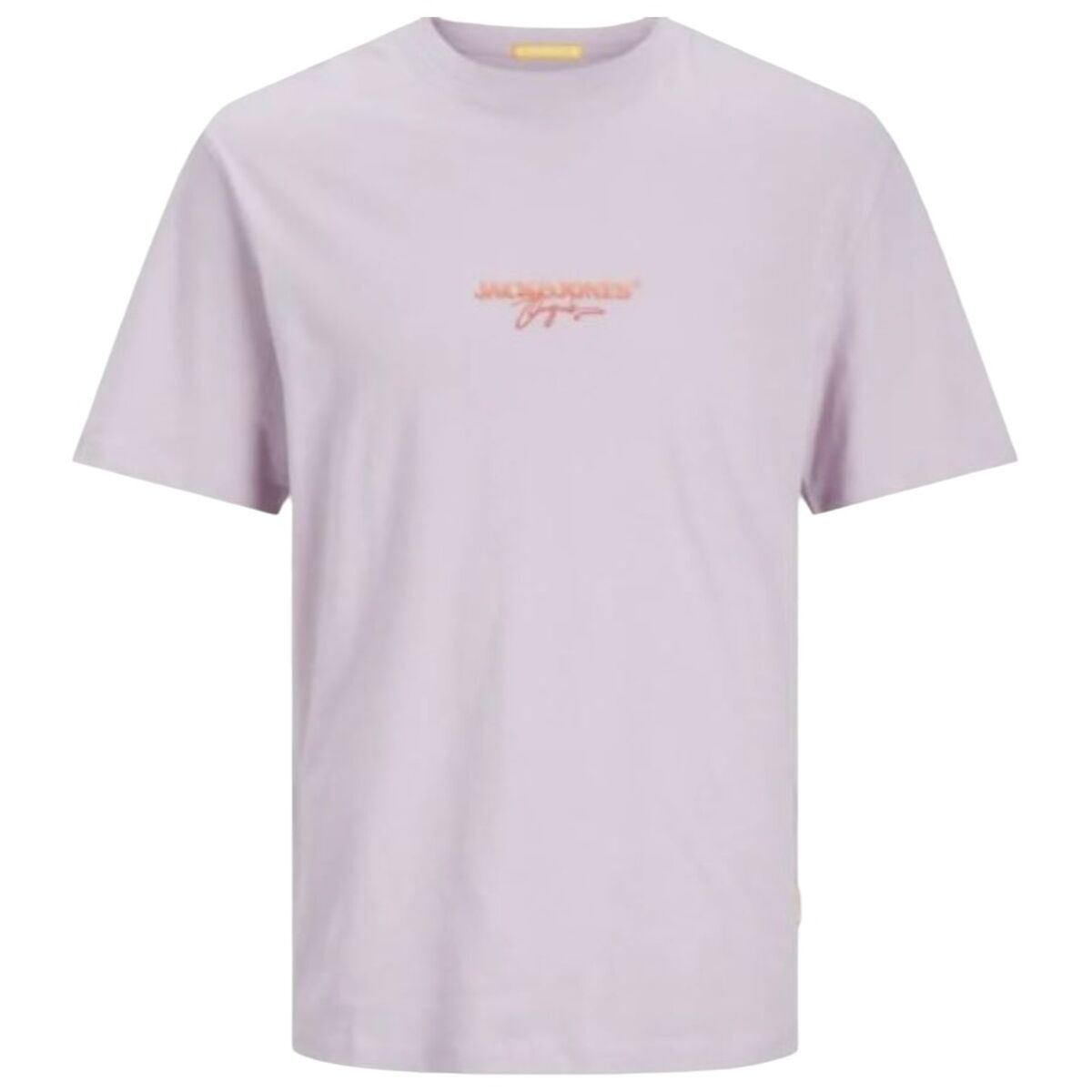 Camiseta de Manga Corta Hombre Jack & Jones JORARUBA PUFF BRANDING TEE SS CREW NECK 12255557 Morado