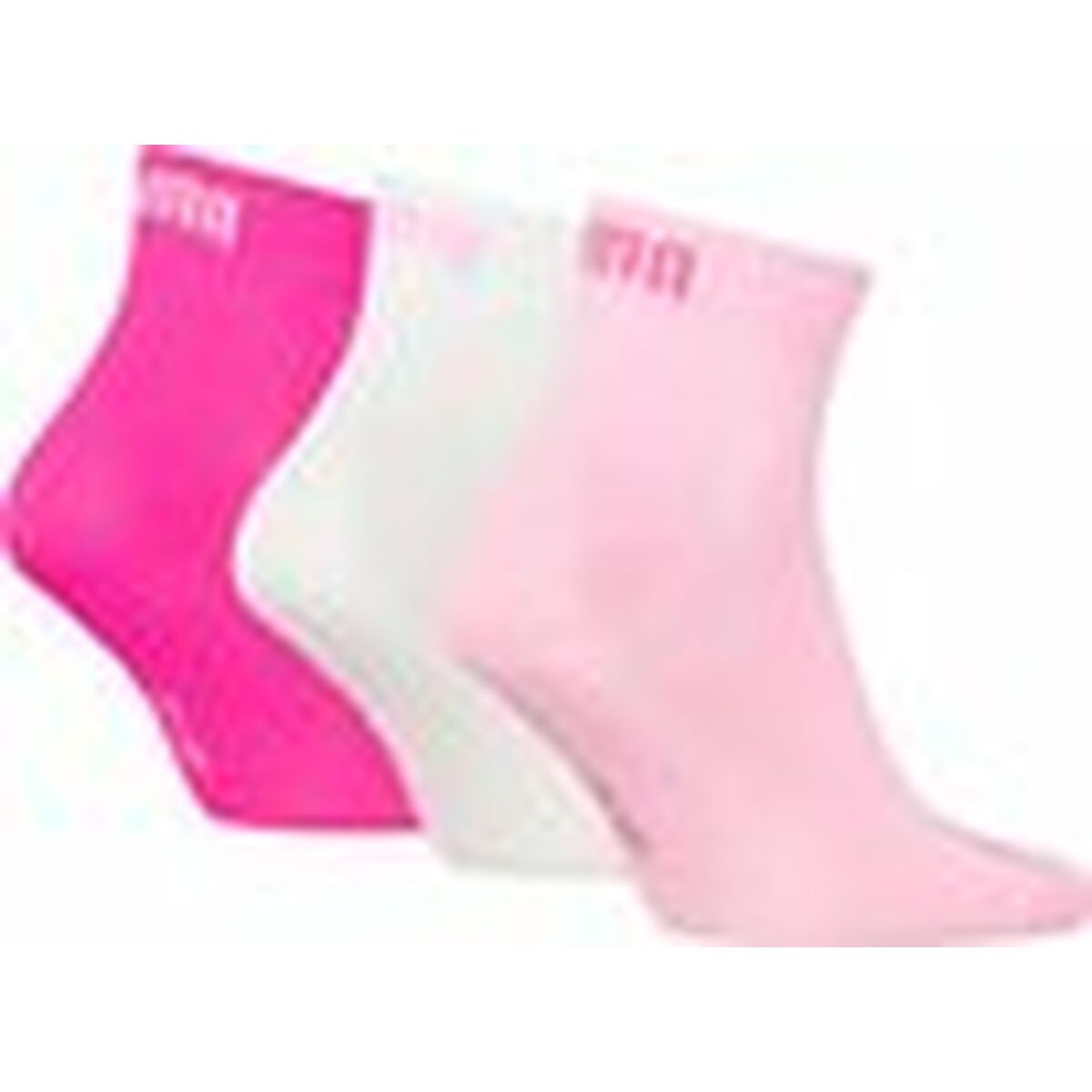 Pack de calcetines Puma QUARTER PLAIN 3P 701230337 442 Rosa 3 Piezas