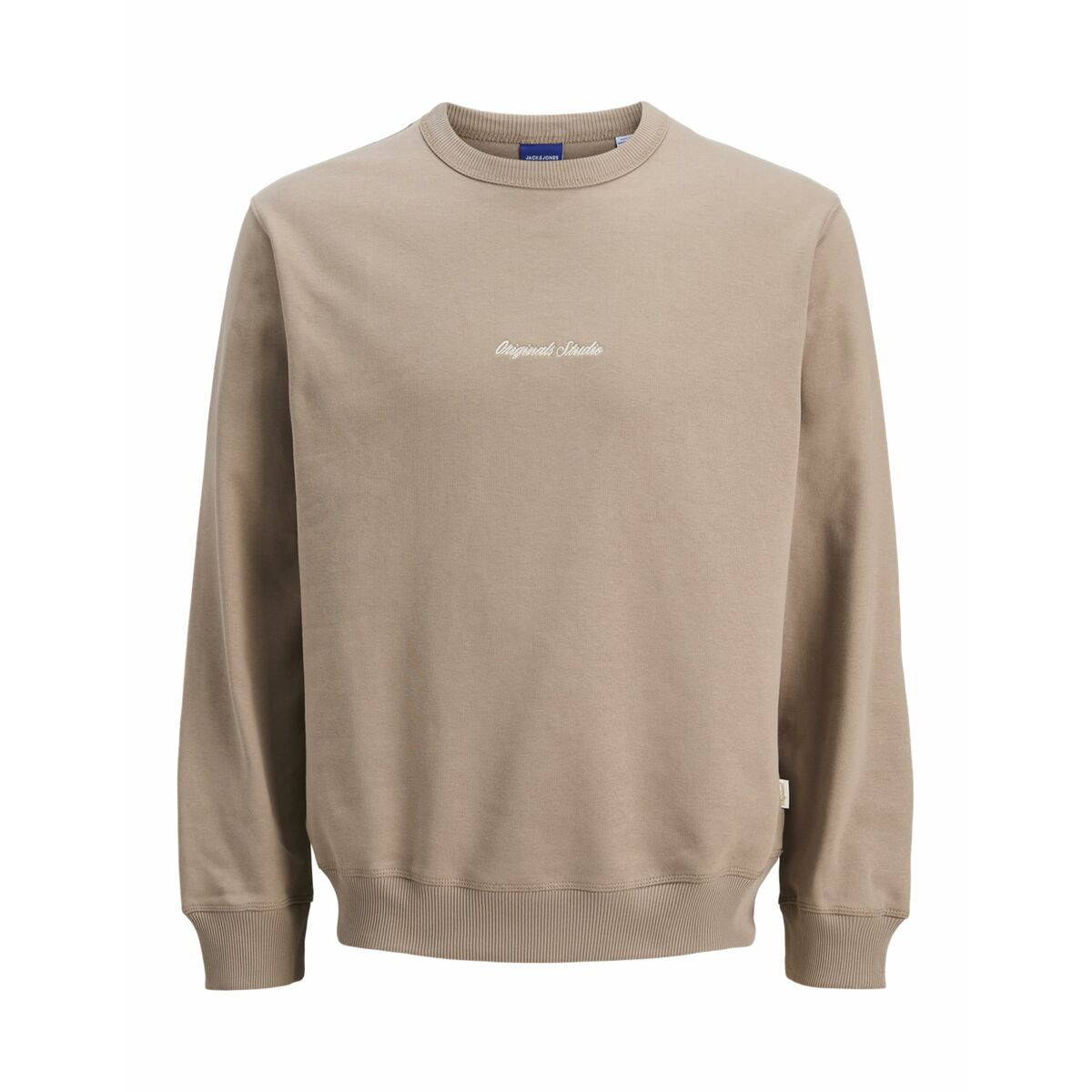 Sudadera con Capucha Hombre Jack & Jones JORNORREBRO EMB SWEAT CREW NOOS 12282893 Marrón