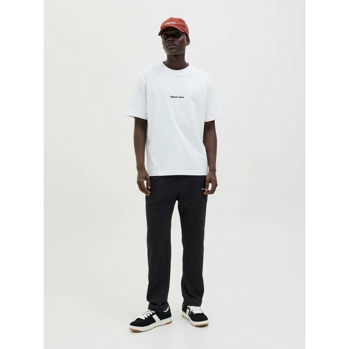 Pantalón Largo Deportivo Jack & Jones JPSTKANE NORREBRO SWEAT 12282553 Negro Hombre