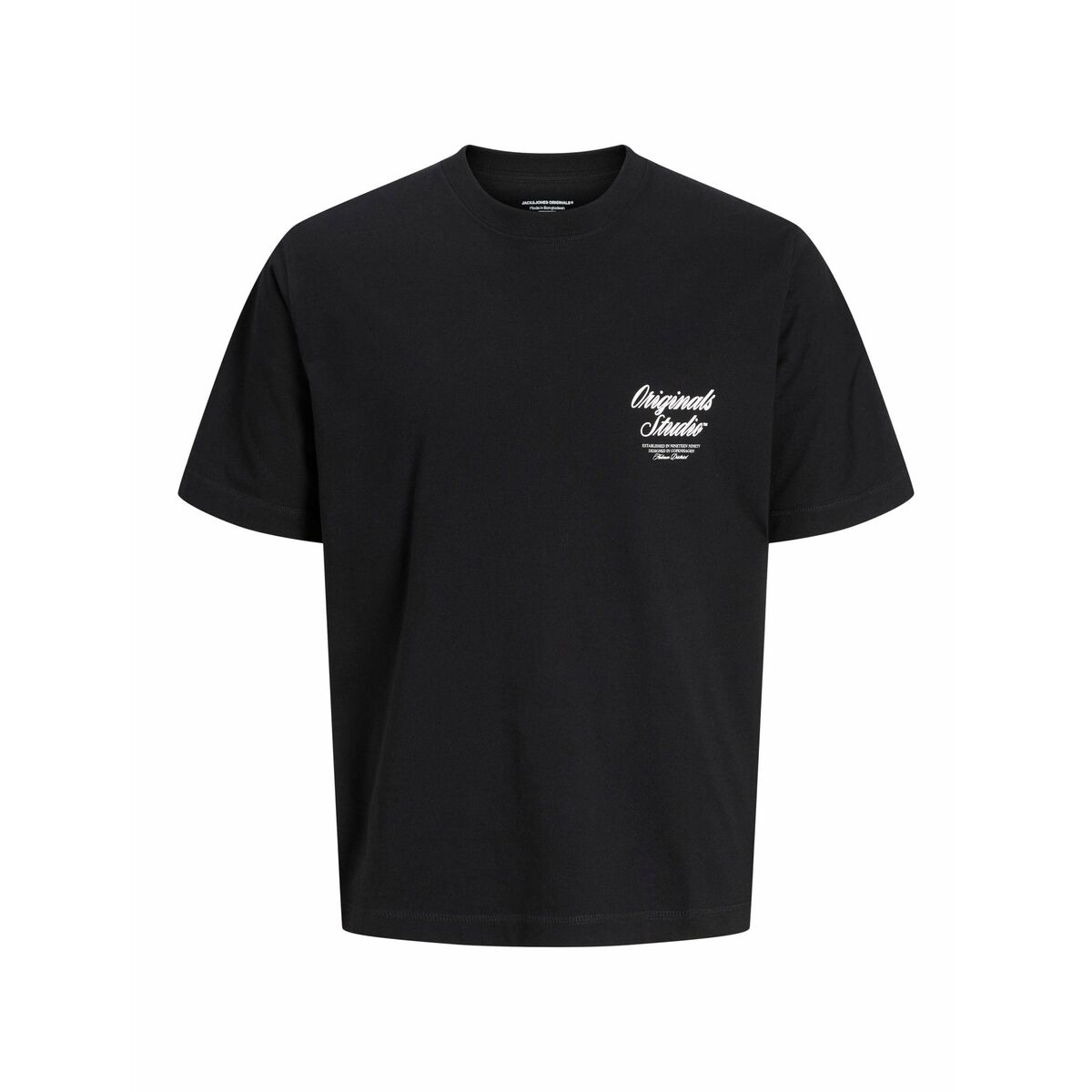 Camiseta de Manga Corta Hombre Jack & Jones JORNORREBRO TYPO TEE SS CREW NECK NOOS 12282898 Negro