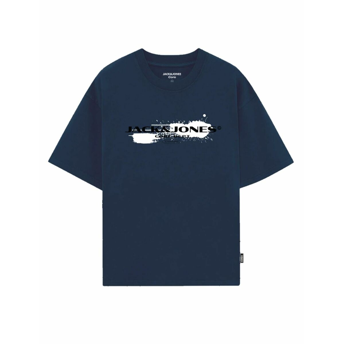 Camiseta de Manga Corta Hombre Jack & Jones JCOCONDOR TEE SS CREW NECK FST 12284437 Azul marino