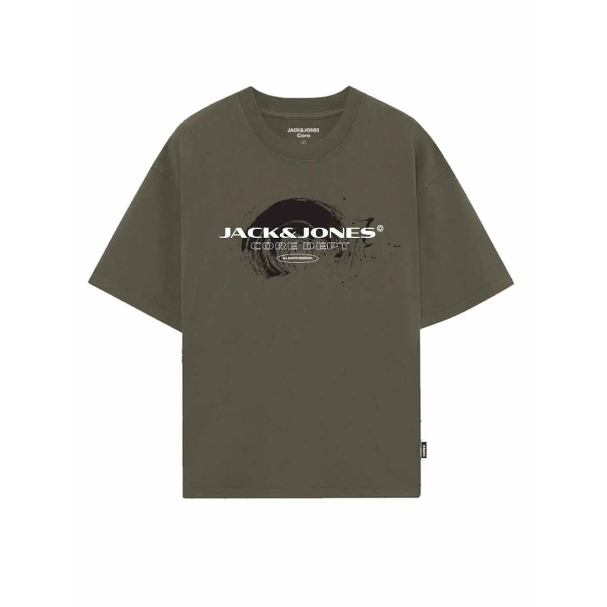Camiseta de Manga Corta Hombre Jack & Jones JCOCONDOR TEE SS CREW NECK FST 12284437 Verde