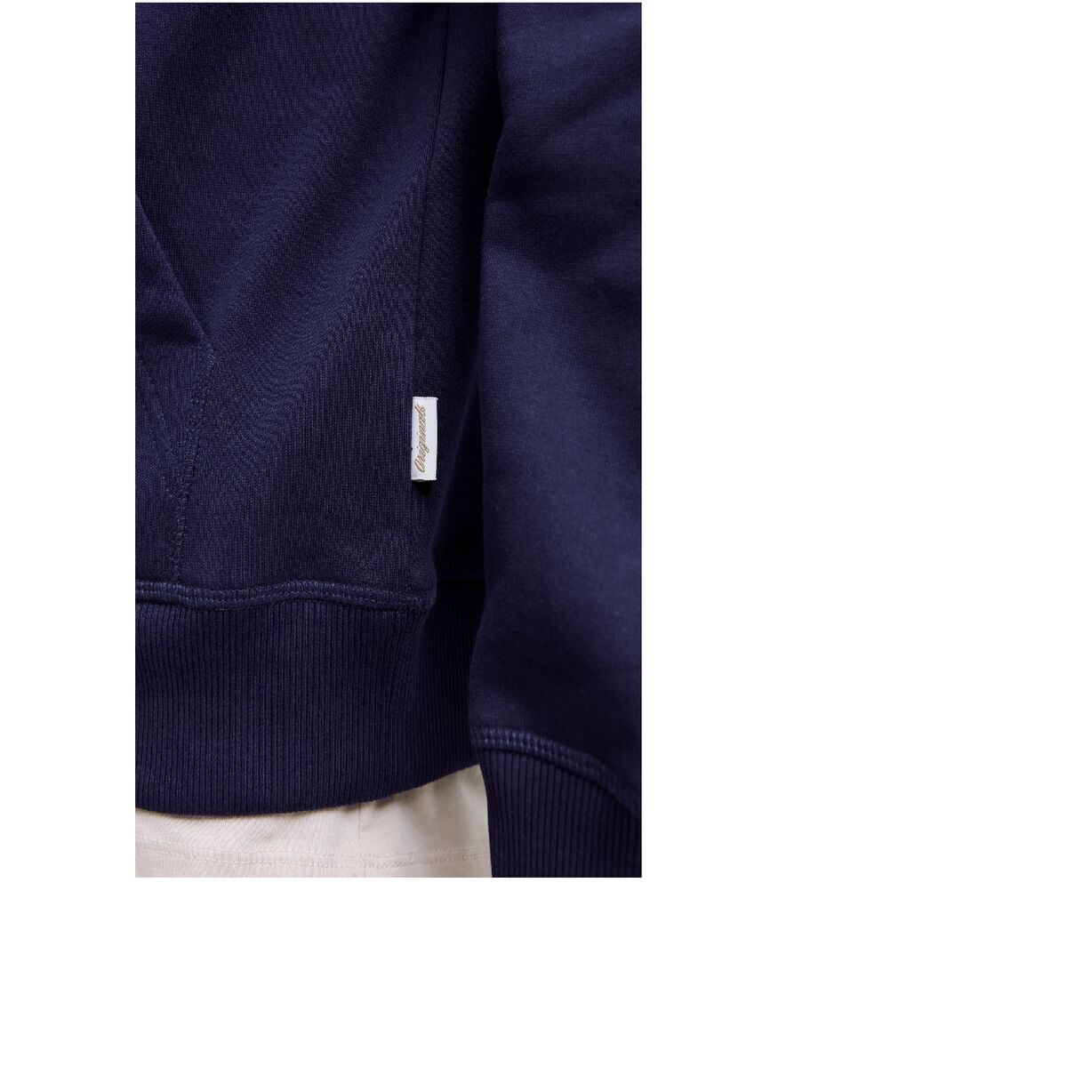 Sudadera con Capucha Hombre Jack & Jones JORNORREBRO EMB SWEAT HOOD NOOS 12282861 Azul marino