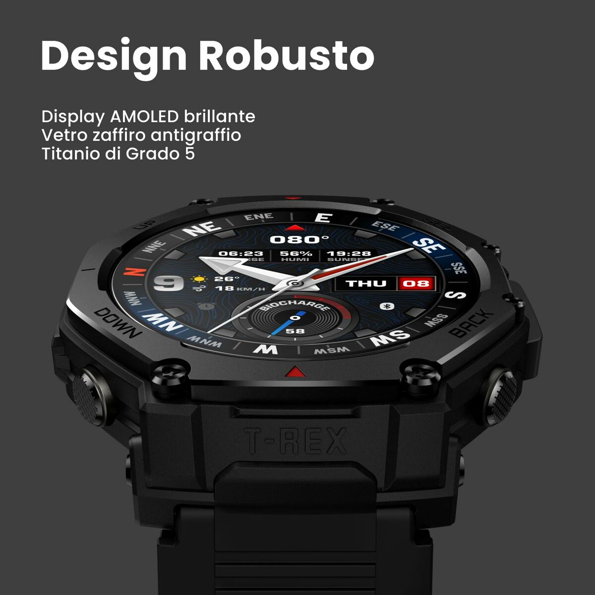 Smartwatch Amazfit W2443EU1N Negro 1,5"