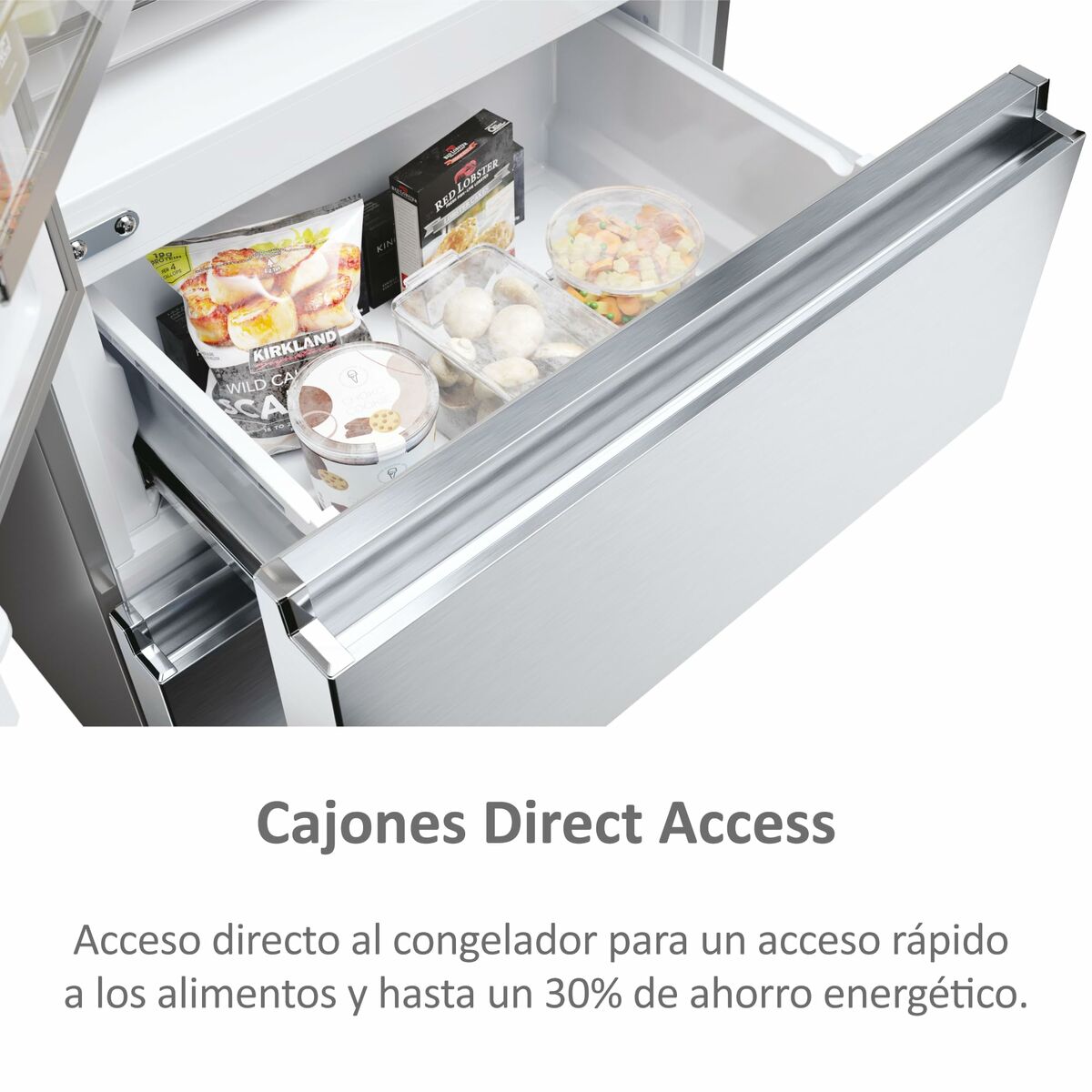 Frigorífico combinado Haier HFR5719EWMG 190 Plateado