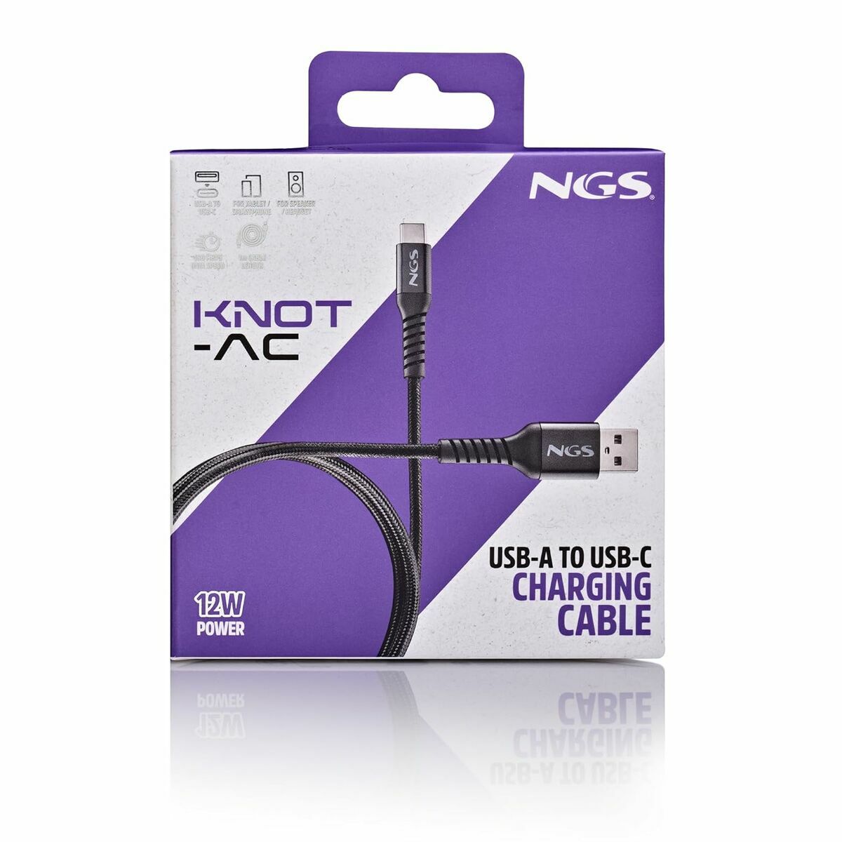 Soporte para Portátil NGS KNOT-AC 1 m Negro