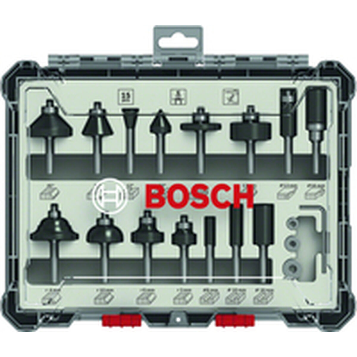 Set de accesorios BOSCH 2607017471 15 Piezas