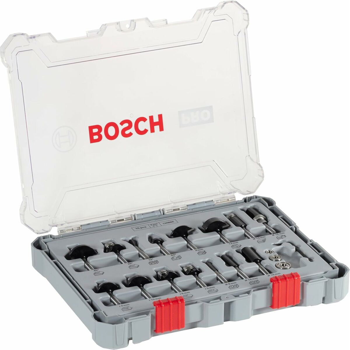 Set de accesorios BOSCH 2607017471 15 Piezas