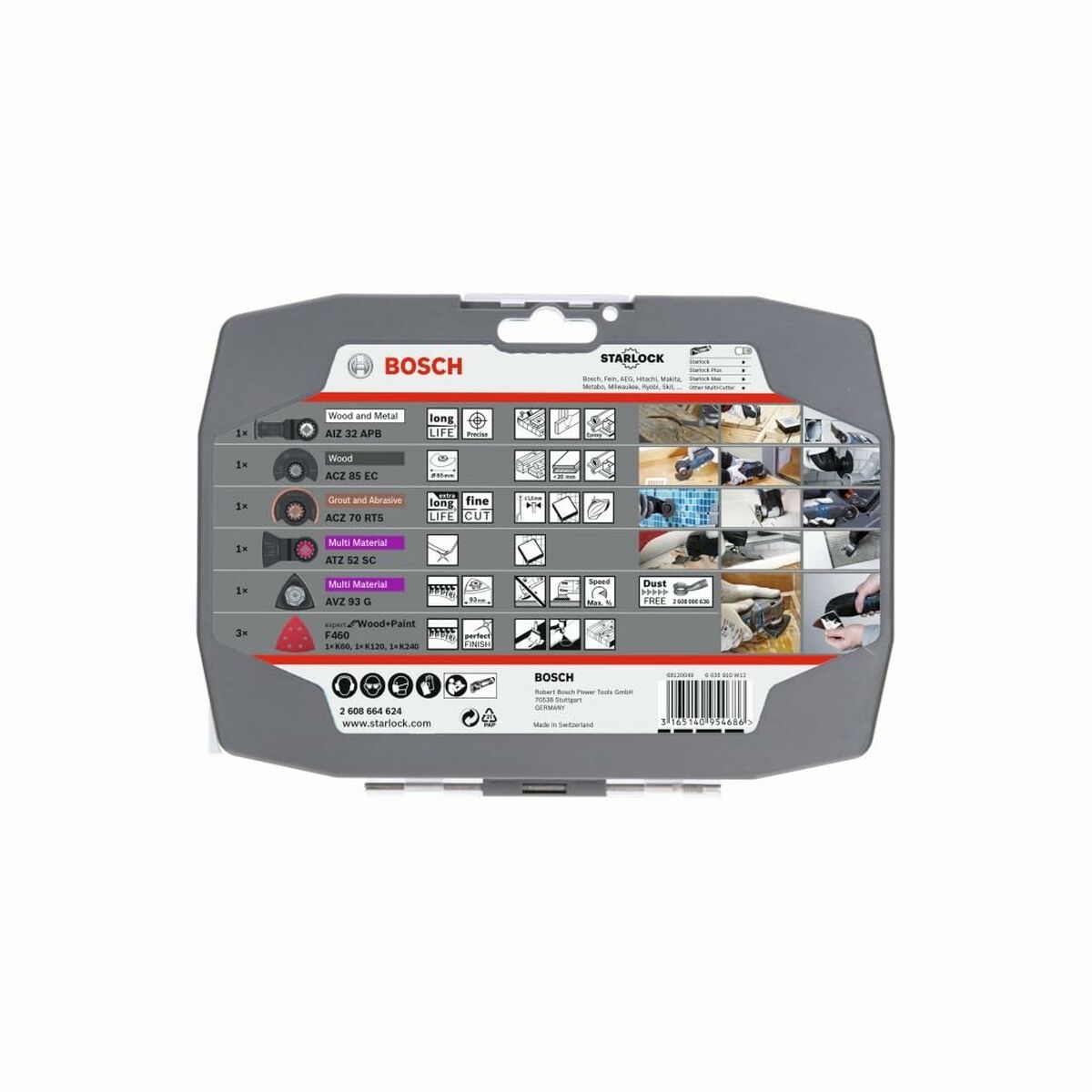 Set de brocas BOSCH 2608664624