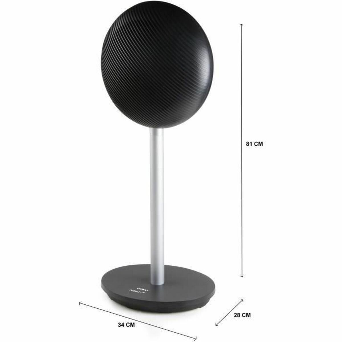 Radiador DOMO DO7349H Negro 2000 W