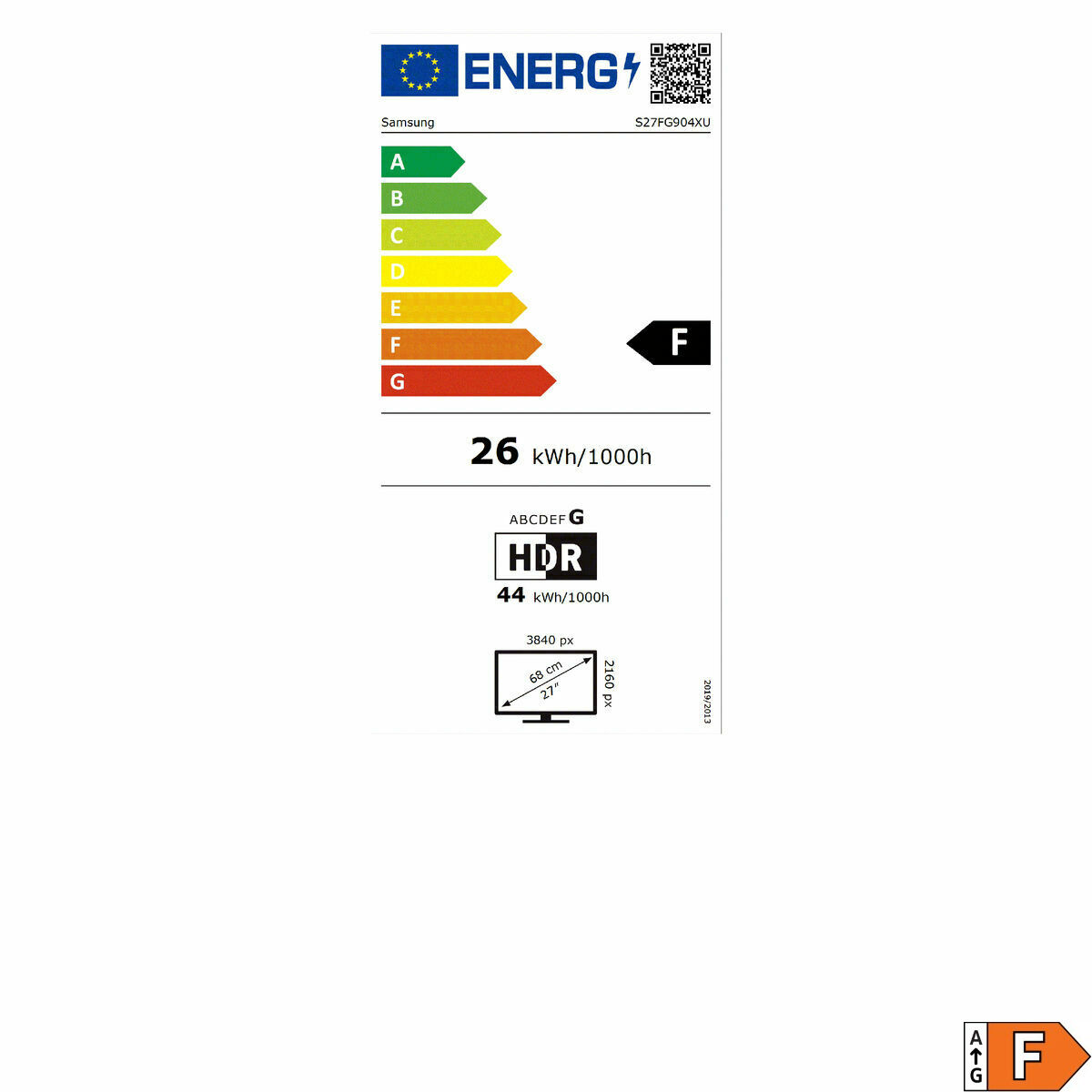 Monitor Gaming Samsung LS27FG904XUXEN 4K Ultra HD 27"