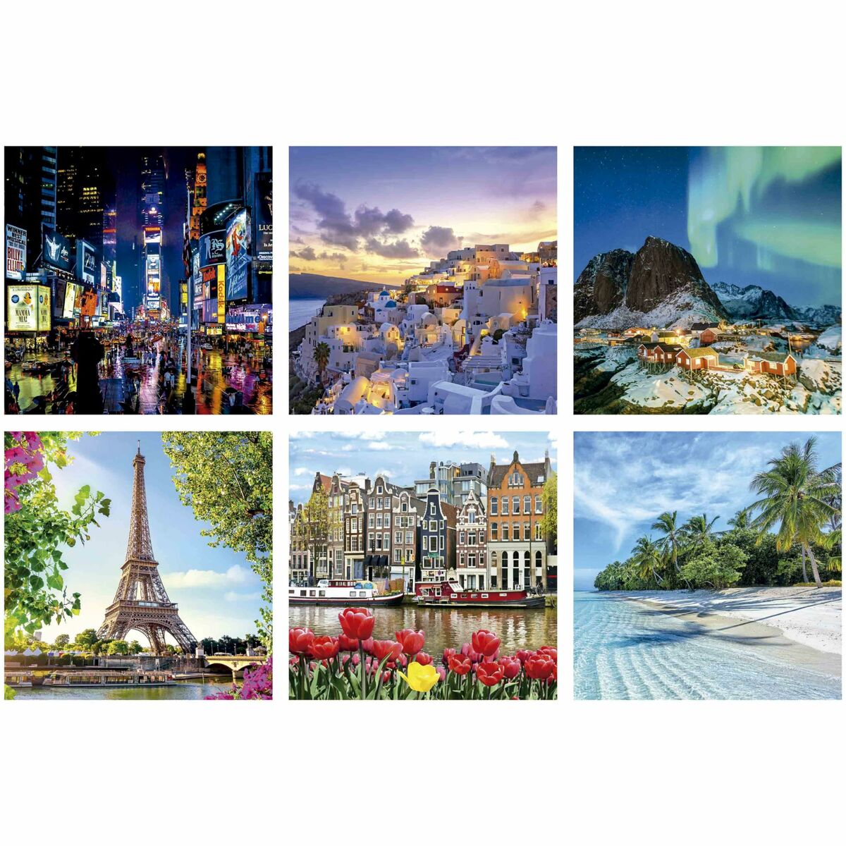 Puzzle Educa 3D 216 Piezas (6 Unidades)