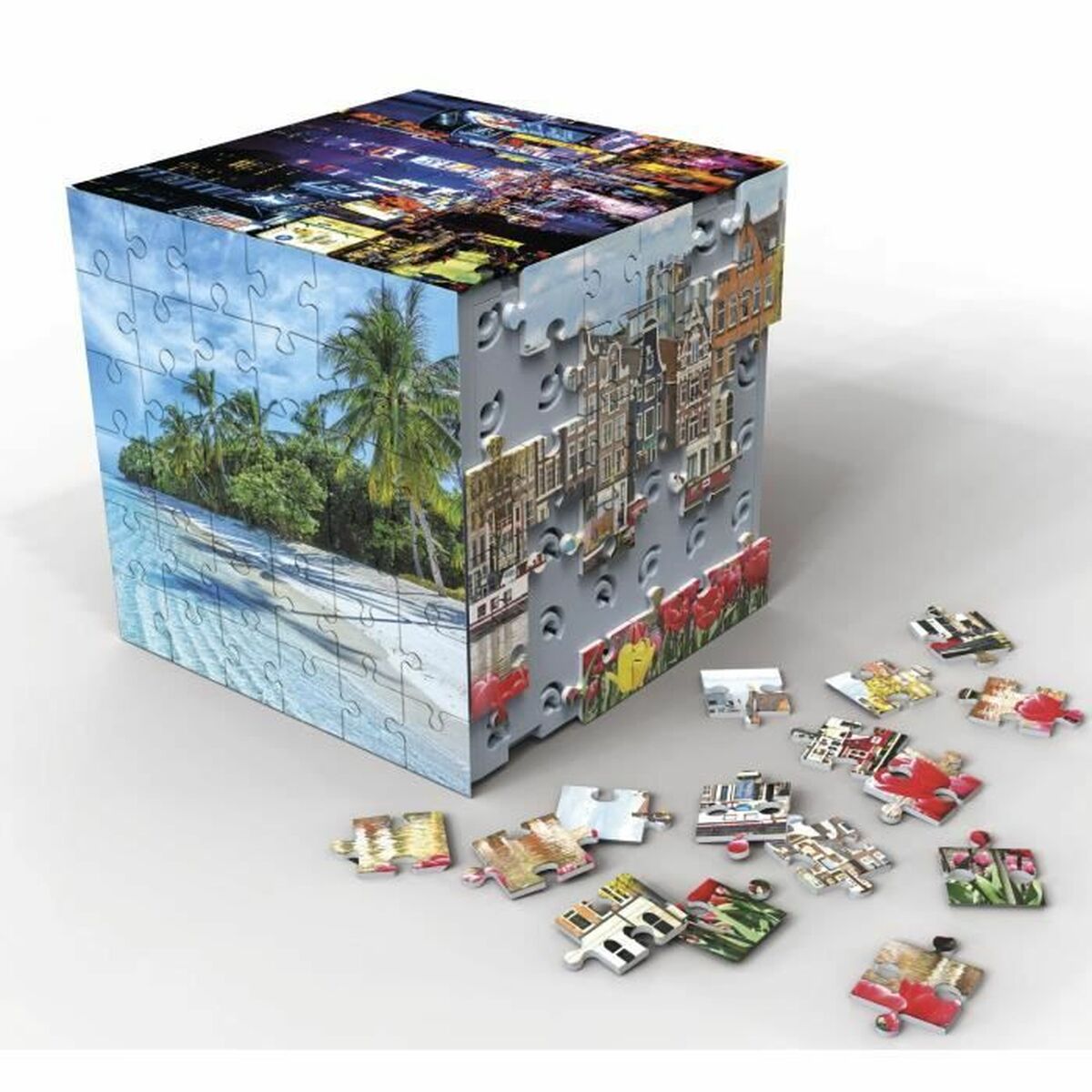 Puzzle Educa 3D 216 Piezas (6 Unidades)