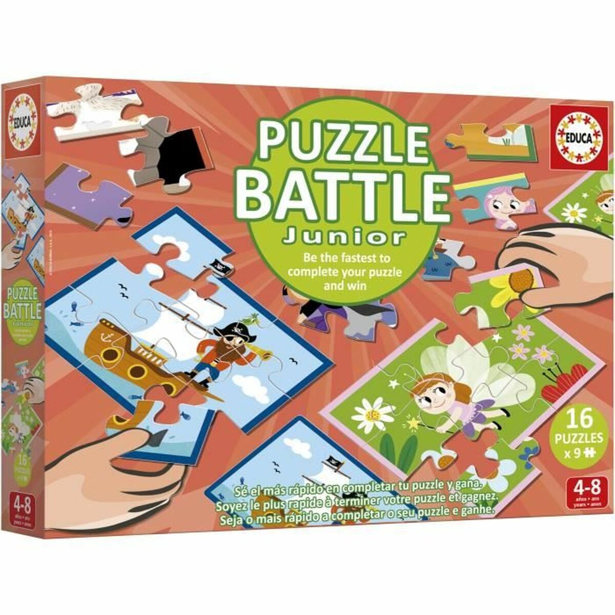 Puzzle Educa Battle Jr Fantasy 144 Piezas