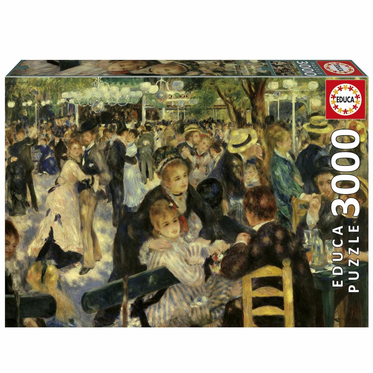 Puzzle Educa Baile en el Moulin De La Galette 3000 Piezas