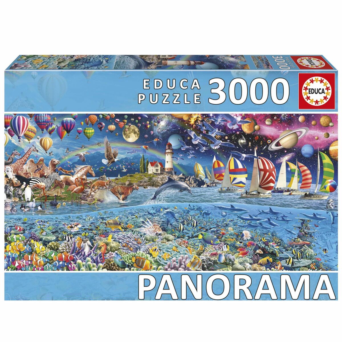 Puzzle Educa Panorama de la Vida 3000 Piezas