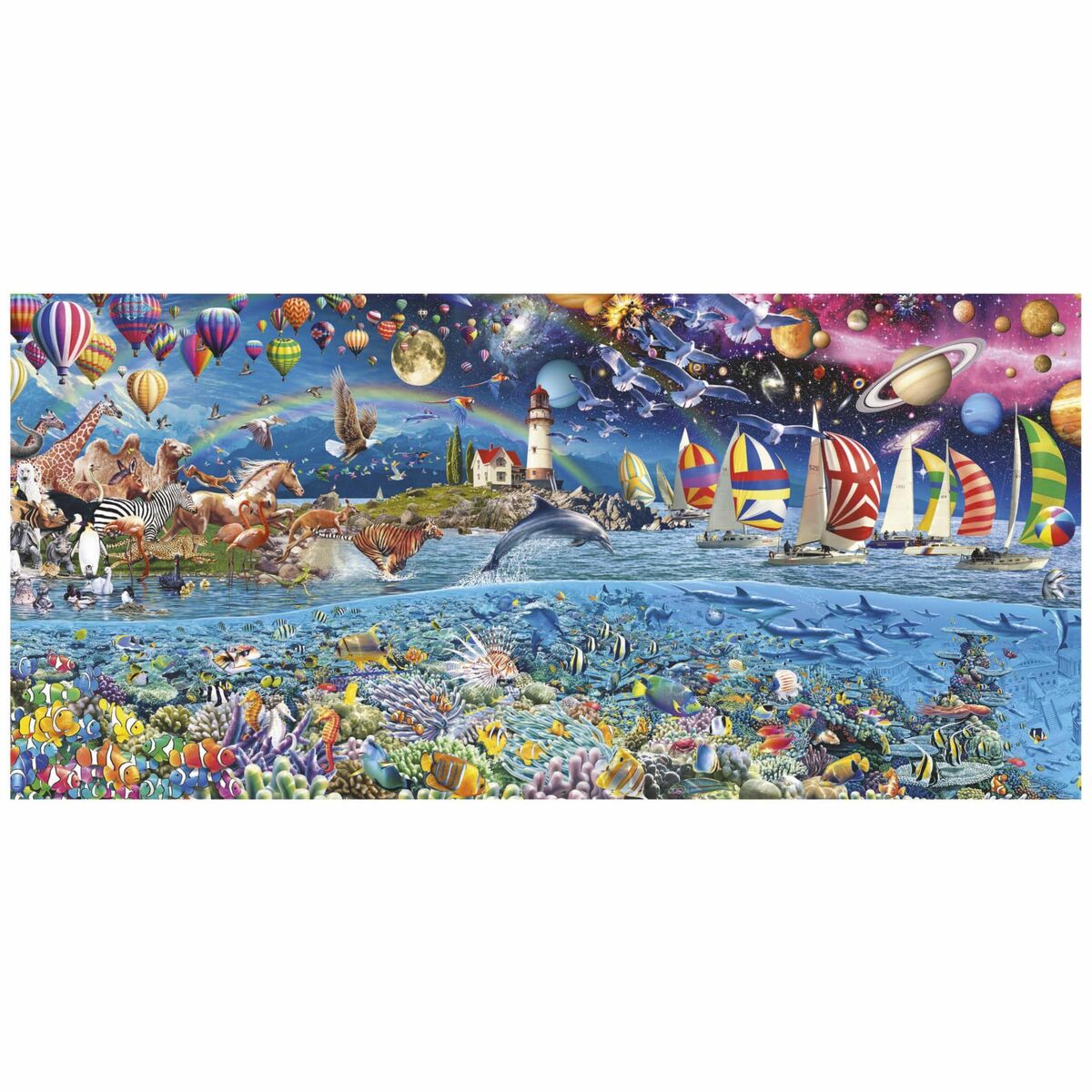 Puzzle Educa Panorama de la Vida 3000 Piezas