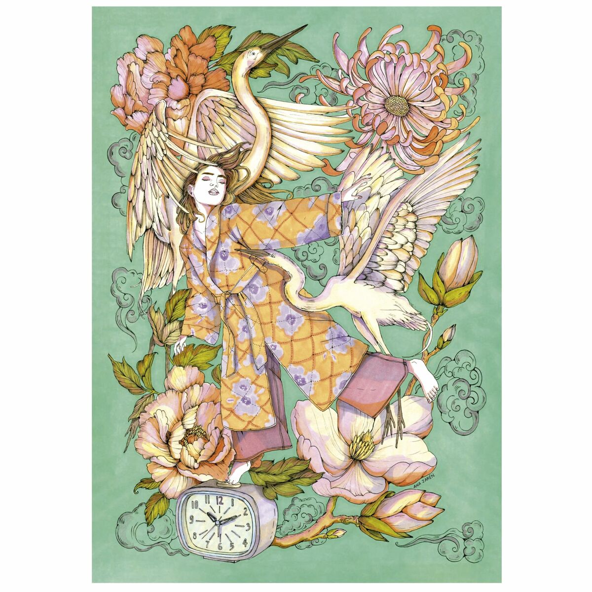 Puzzle Educa Despertador, Ana Jarén 1000 Piezas