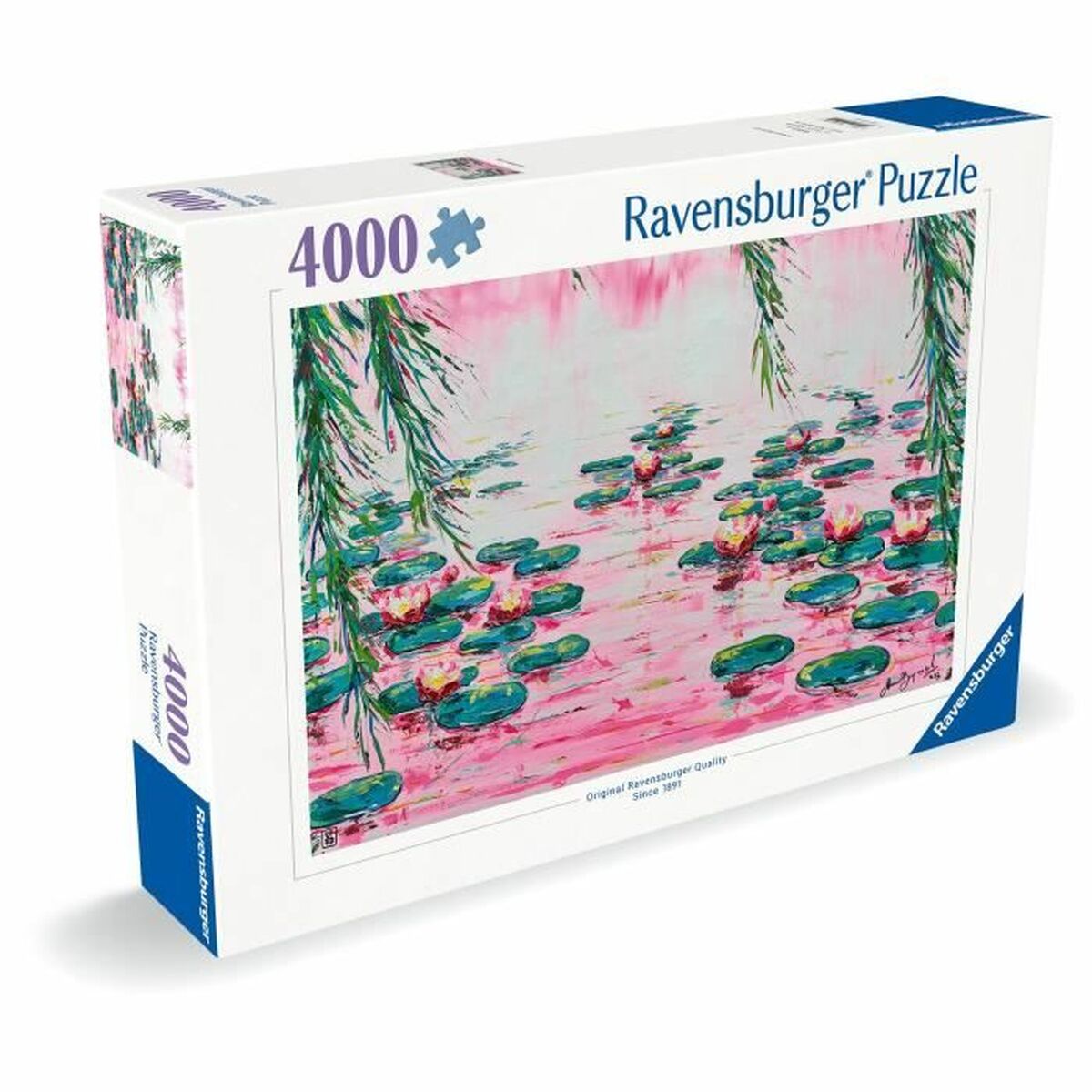 Puzzle Ravensburger Nenúfares Rosados 4000 Piezas