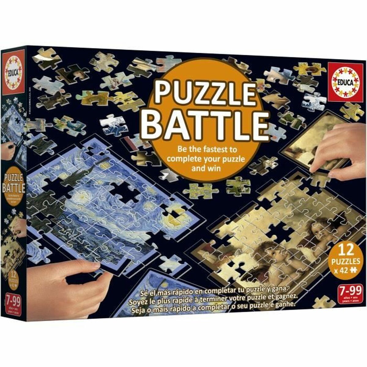 Puzzle Educa Battle Art 42 Piezas (12 Unidades)