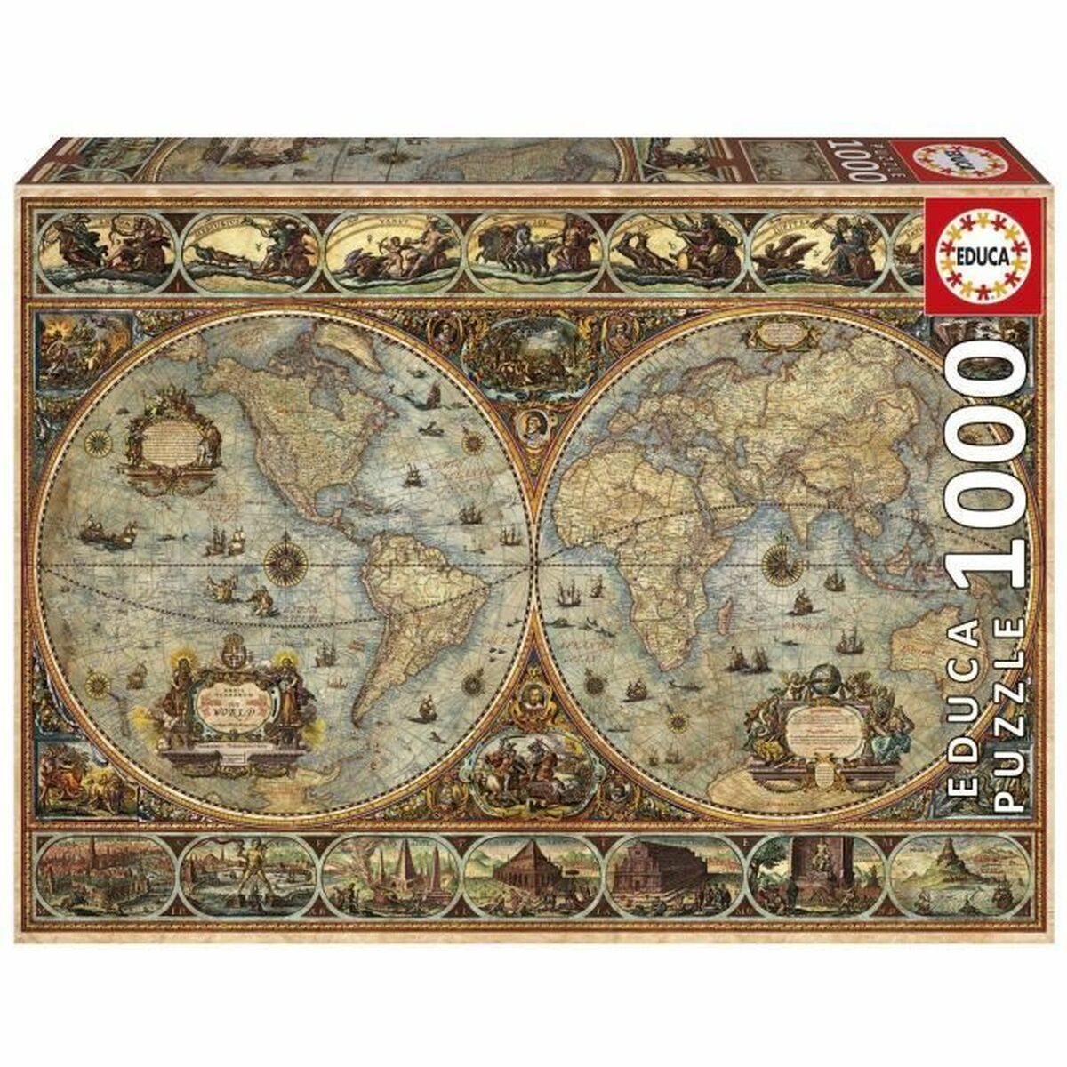Puzzle Educa Orbis Terrarum 1000 Piezas