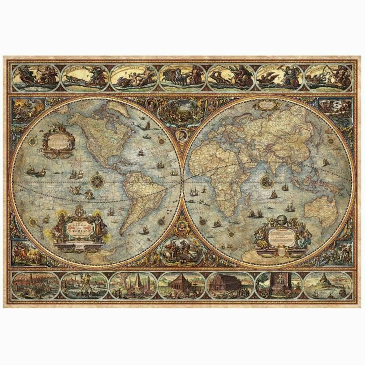 Puzzle Educa Orbis Terrarum 1000 Piezas