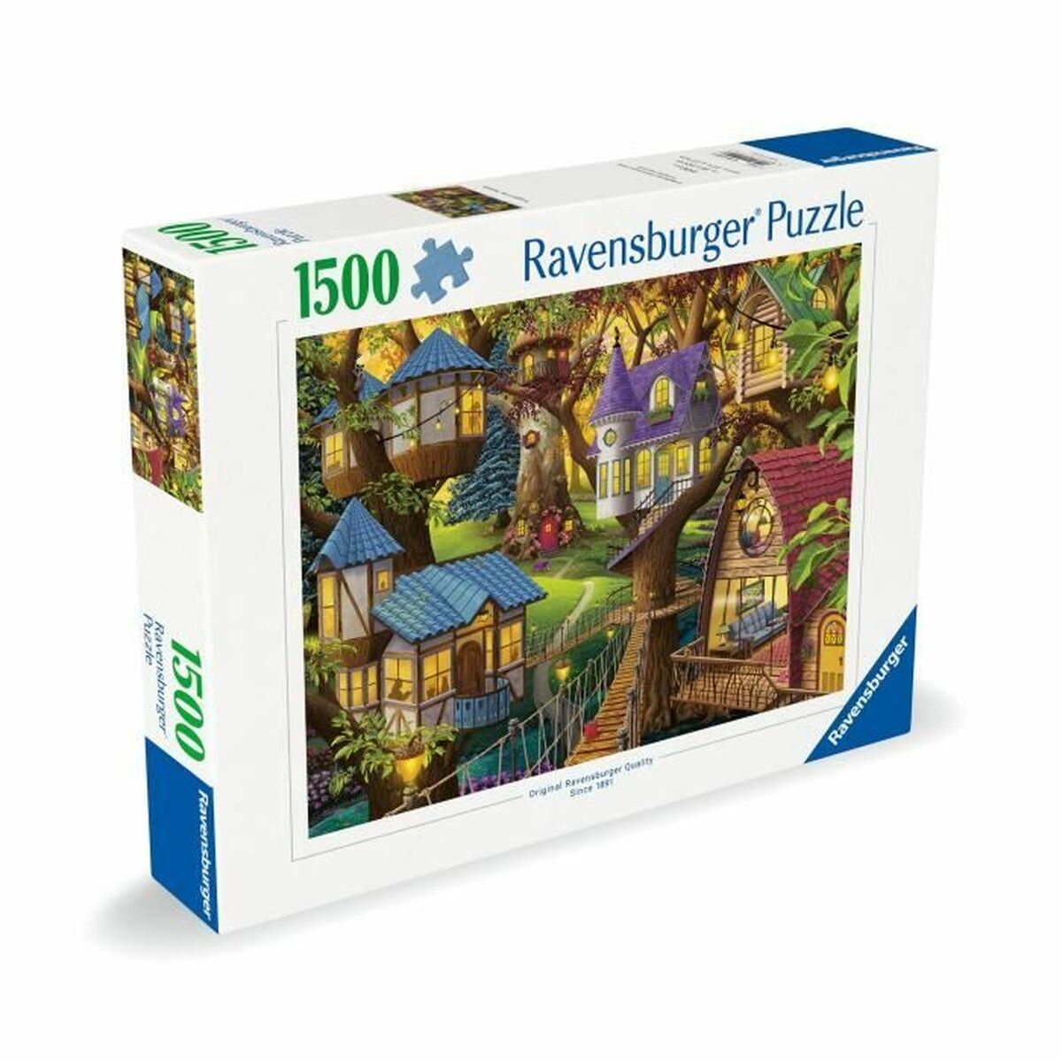 Puzzle Ravensburger Crepúsculo en las copas de los árboles 1500 Piezas