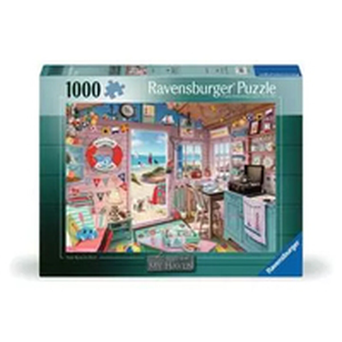 Puzzle Ravensburger Cabaña de la Playa 1000 Piezas