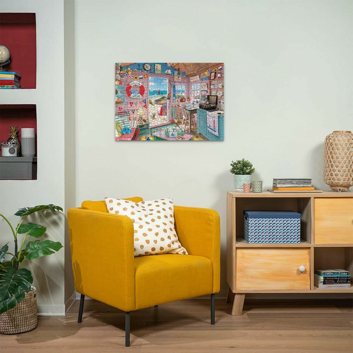 Puzzle Ravensburger Cabaña de la Playa 1000 Piezas