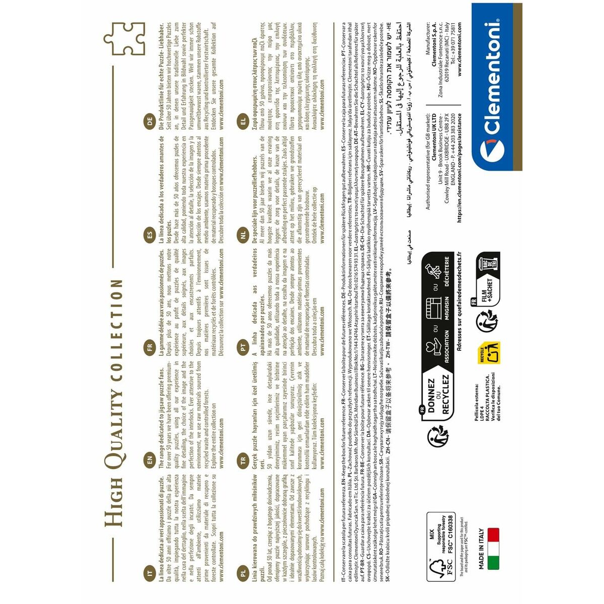 Puzzle Clementoni Chainsaw Man 1000 Piezas