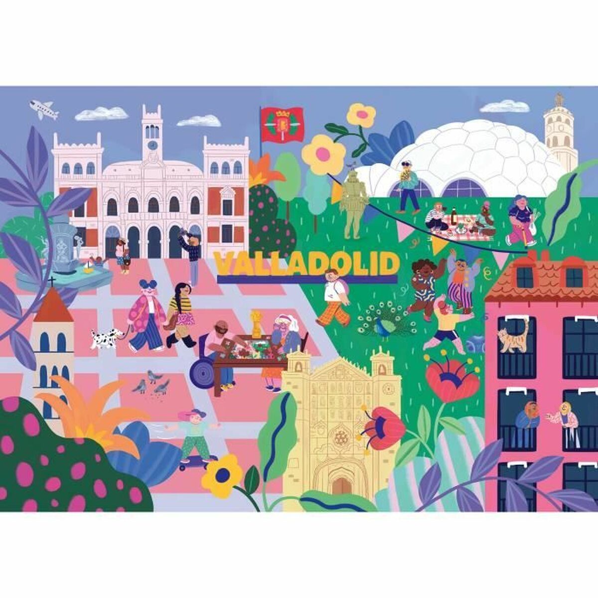 Puzzle Ravensburger Valladolid 1000 Piezas