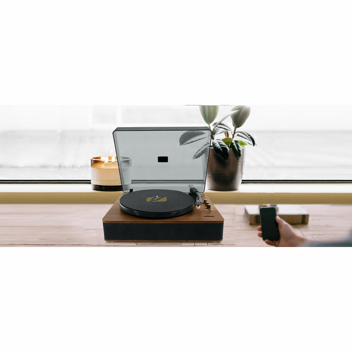 Tocadiscos Muse MT106BT Madera