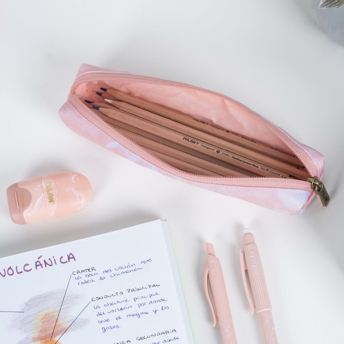 Portatodo Milan Rosa 20,5 x 4,5 x 5 cm