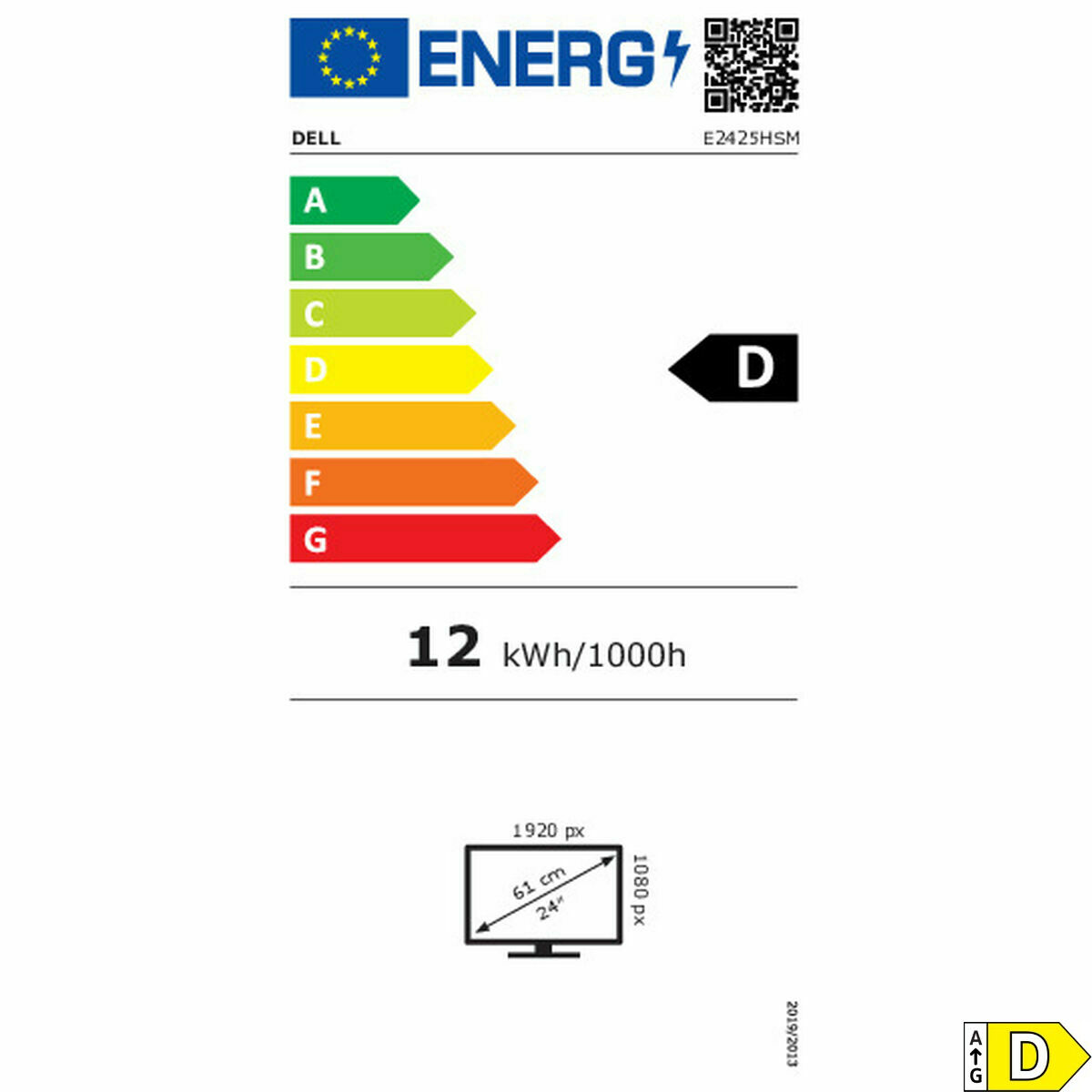 Monitor Dell E2425HSM 23,8" Full HD