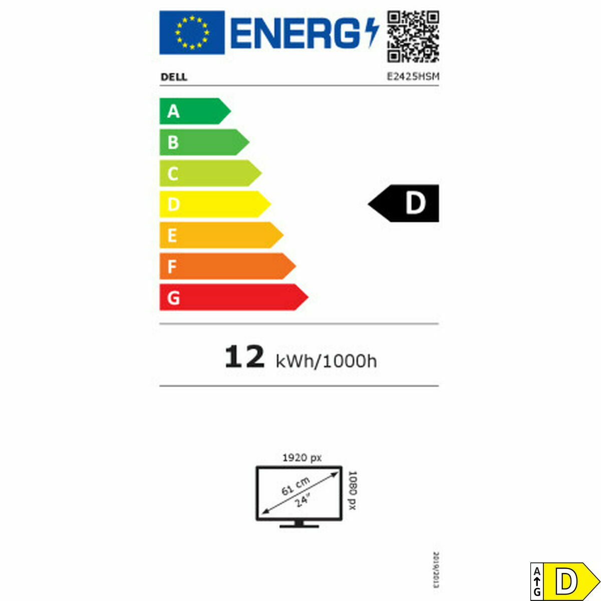 Monitor Dell E2425HSM 23,8" Full HD