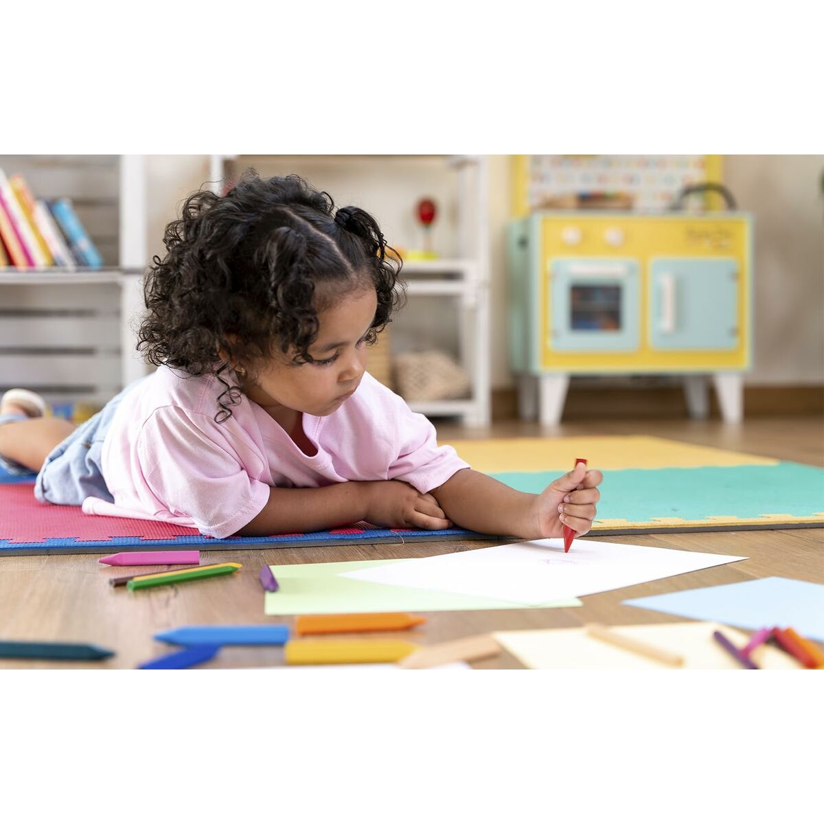 Ceras de colores Jovi 989 Amarillo 25 Piezas