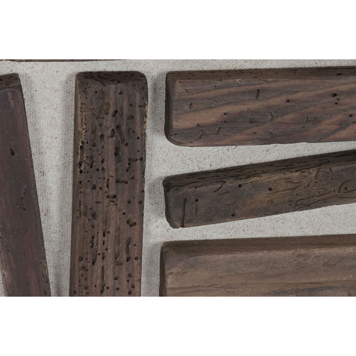 Cuadro Home ESPRIT Pino Madera Reciclada 62 x 4 x 62 cm