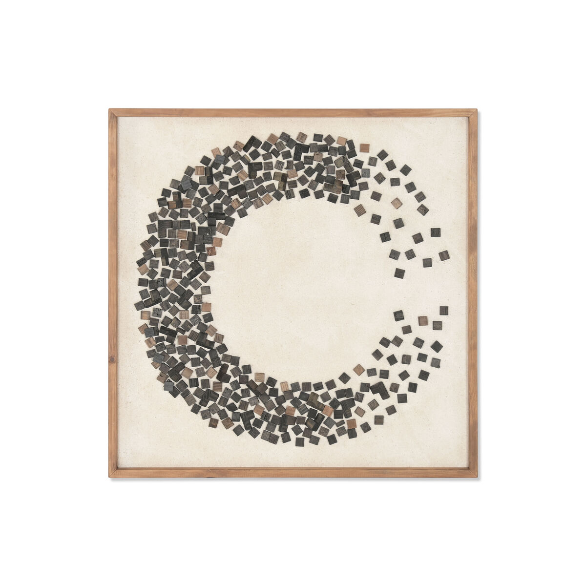 Cuadro Home ESPRIT Pino Madera Reciclada 82,5 X 4 X 82,5 CM