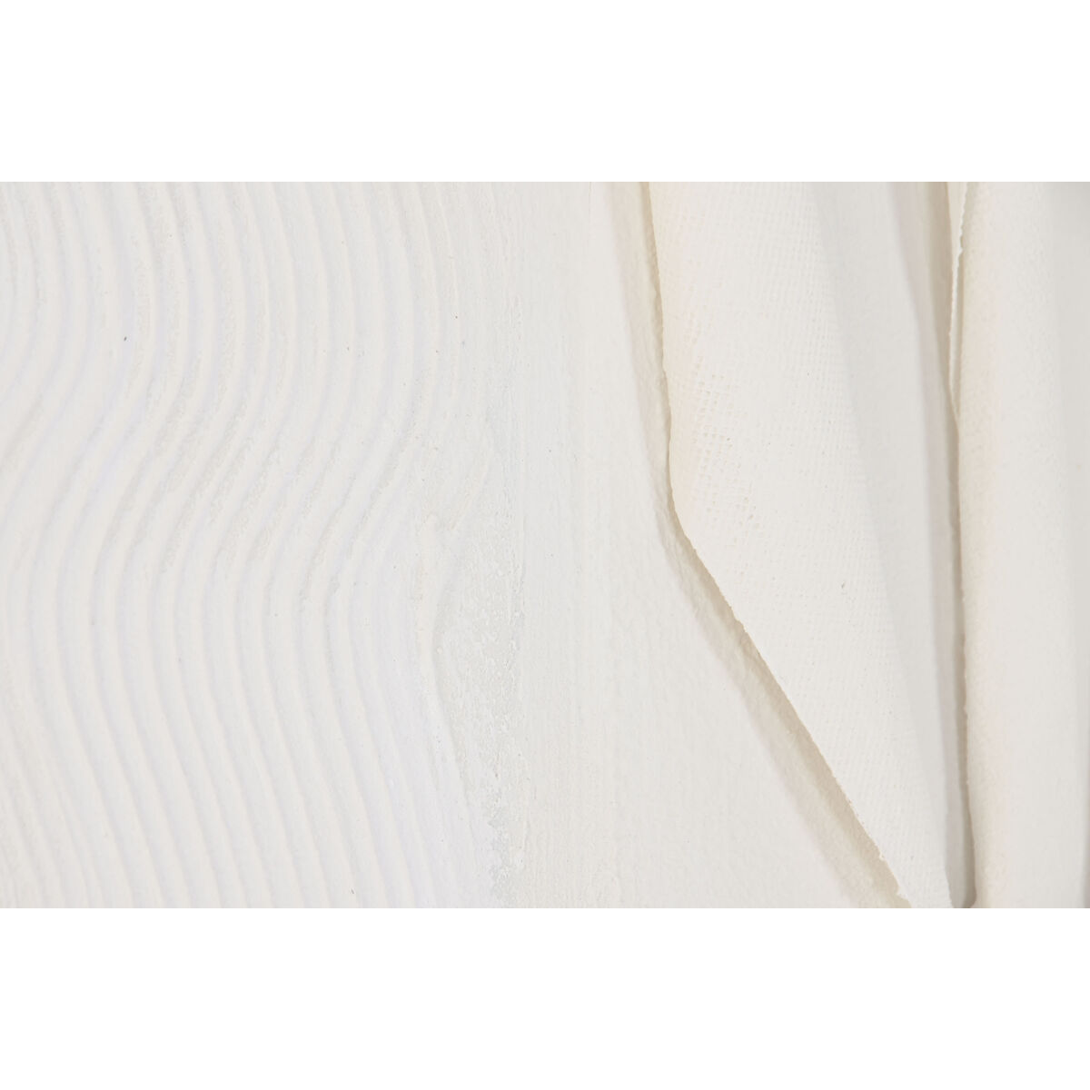 Lienzo Home ESPRIT Blanco Abstracto Escandinavo 60 x 3,5 x 60 cm (2 Unidades)