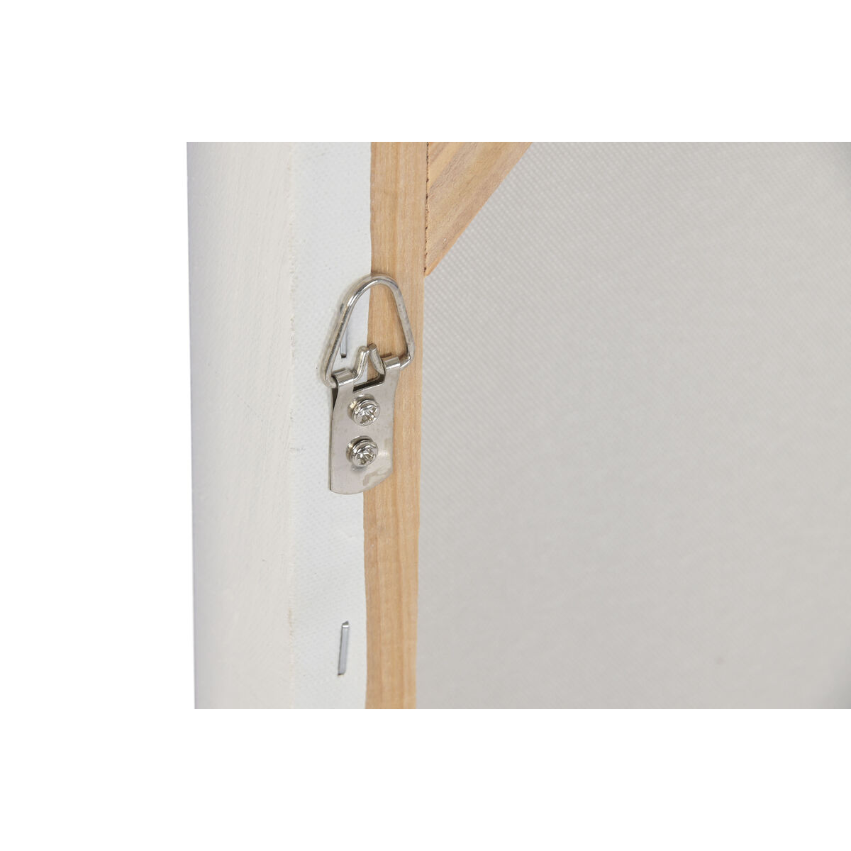 Lienzo Home ESPRIT Blanco Abstracto Escandinavo 60 x 3,5 x 60 cm (2 Unidades)