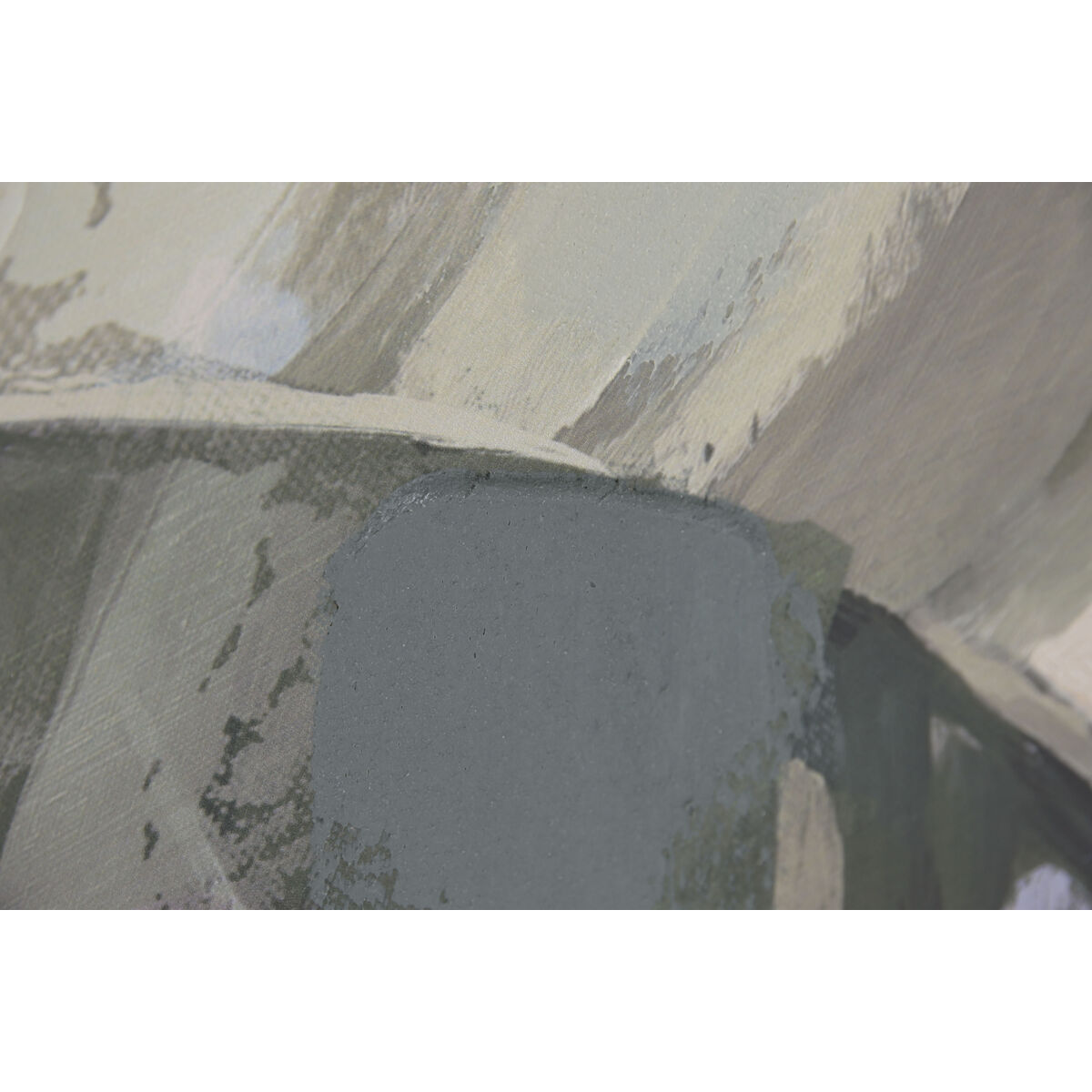 Lienzo Home ESPRIT Marrón Verde Palmeras Tropical 122,5 x 3,5 x 82,5 cm (2 Unidades)